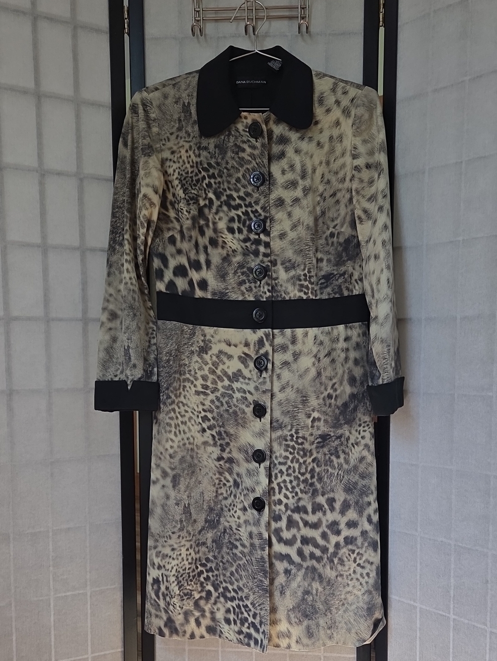 Leopard Print Shirt Dress / Duster Coat – Fall Essential